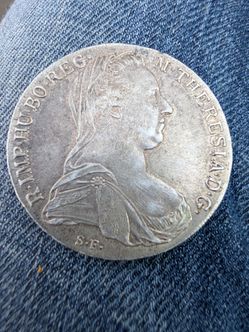 Authentic 1780 Thayer real Silver coin