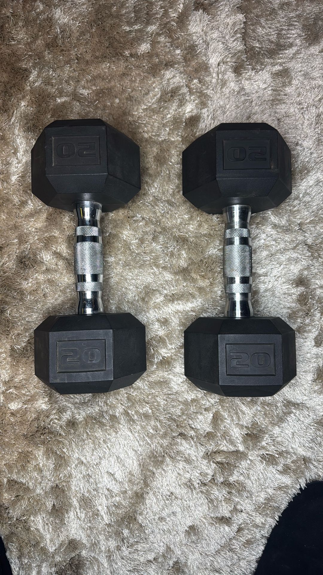 Dumbbell Set 20 Pounds Lbs (2)