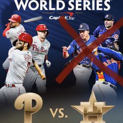 World Series Game 3 In PHILLY  2 TICKETS ( 10-31-22)  Sect: 109  Row 29