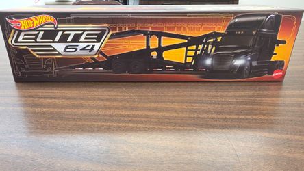 Hot Wheels Elite 64 Freightliner Truck Black