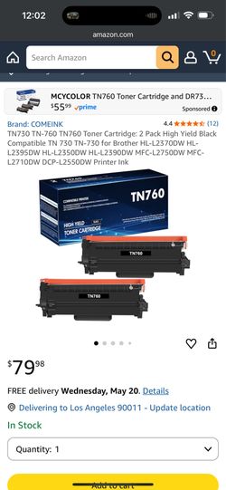TN760 toner cartridge