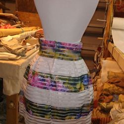 Floral printed skirt