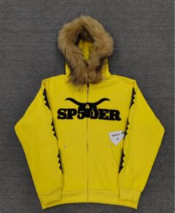 Sp5der Fur Zip Up