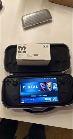 🔥🔥🔥Valve Deck OLED 512GB Handheld Console Black w/Case, Charger MINT!!!