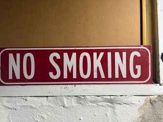 No smoking sign