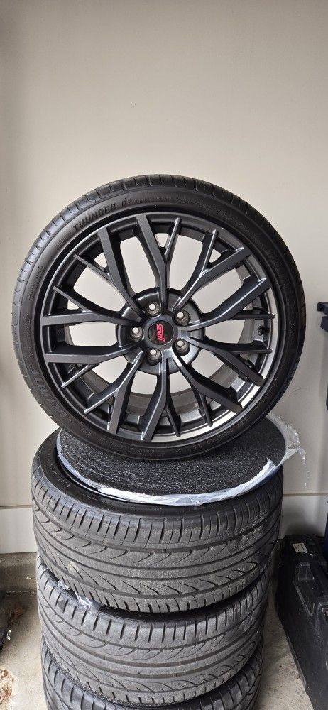19 Inch Rims And Tires - Stock Subaru