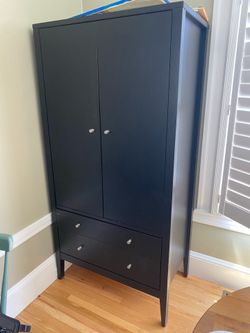 Room & Board armoire Calvin model - flexible shelves
