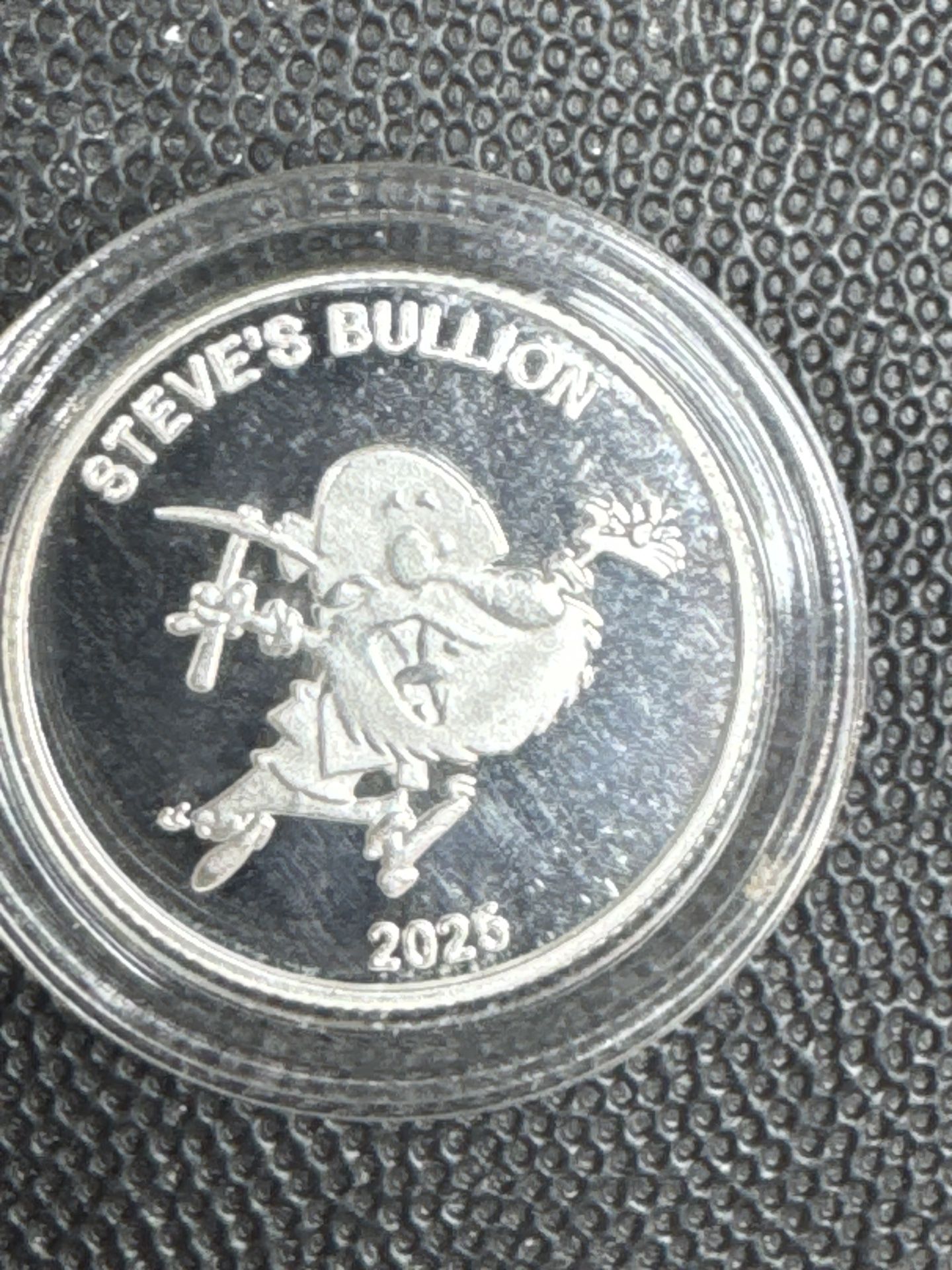 #77 1/10 oz .999 Silver – 2025 Steve’s Bullion x SMK Mint “Donkey Run” – Fractional Collectible – $20 