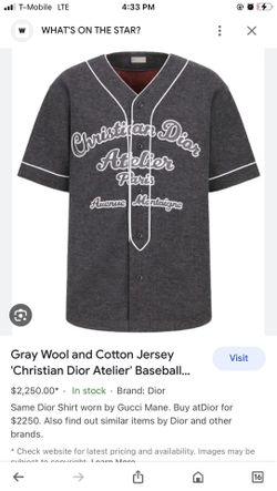 ***CHRISTIAN DIOR ATELIER BASEBALL JERSEY***