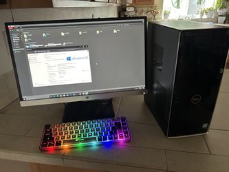 Dell Desktop And Hp Monitor