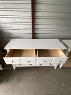 Sauder Shoal Creek White 6-Drawer Dresser
