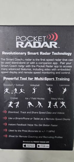 Pocket radar