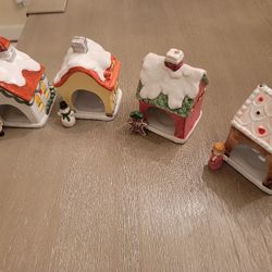 Vintage Ceramic Christmas Houses