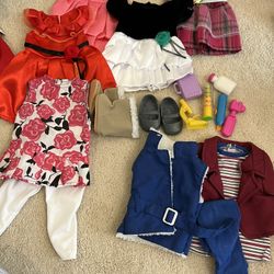 12 Inch Doll Clothes Lot 