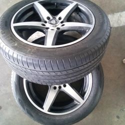 Used Tire with The Rims 