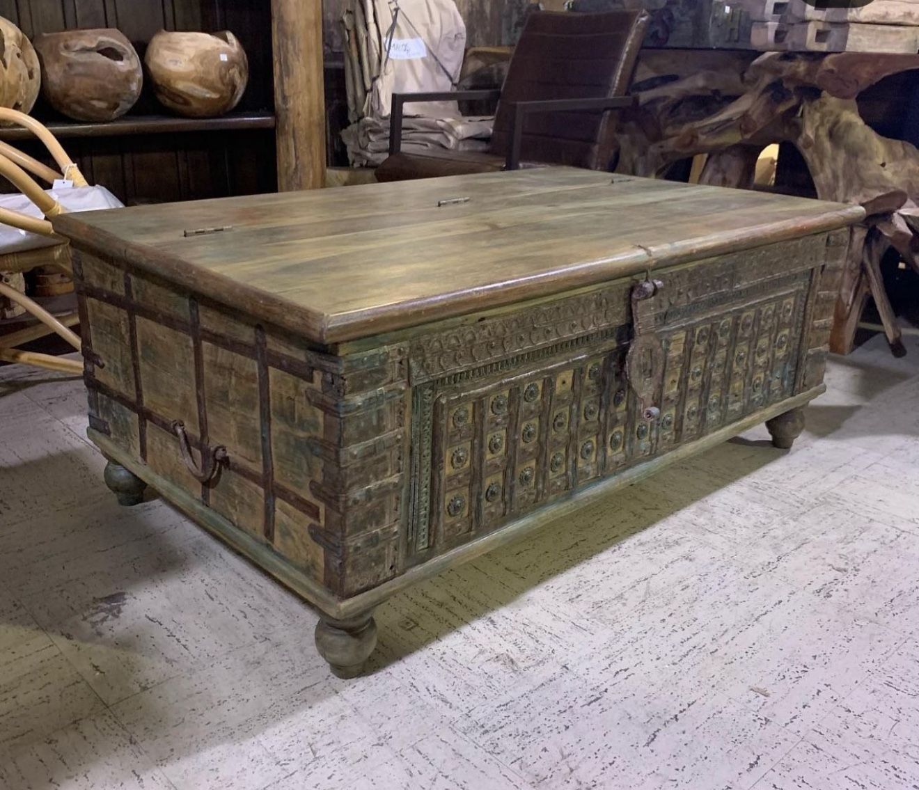 Antique Table With Storage