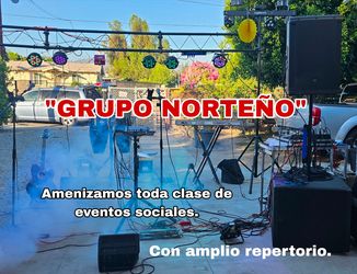 GRUPO NORTEÑO con 4 elementos,  CONTÁCTENOS PARA MÁS INFORMACIÓN.