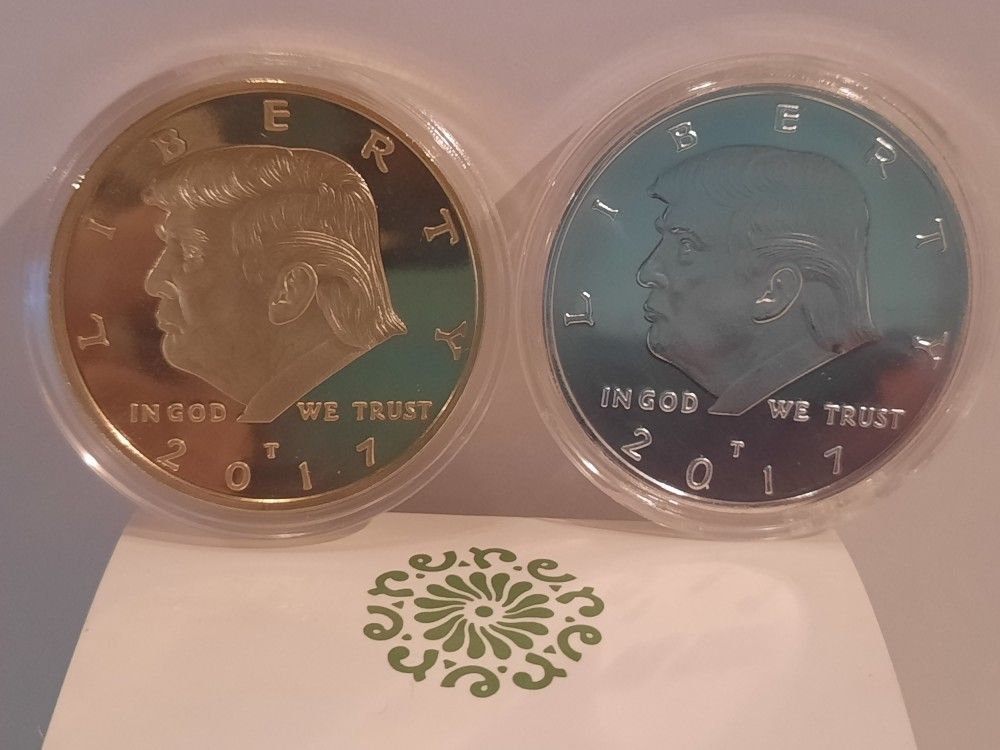 HIGH QUALITY Donald Trump & Melania Trump Collectible Coins, Bills, etc