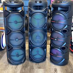 🎄🎅 Las Nuevas Triple Bocina Bluetooth 🎄 Micrófono Inalámbrico