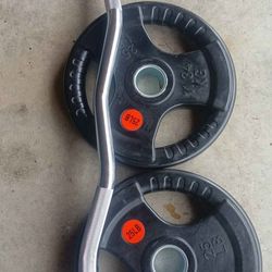 Ez Curl Bar New & 2.25 Lb