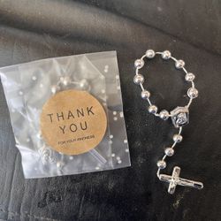 75 Pieces NEW Rosary Bag And Sticker 