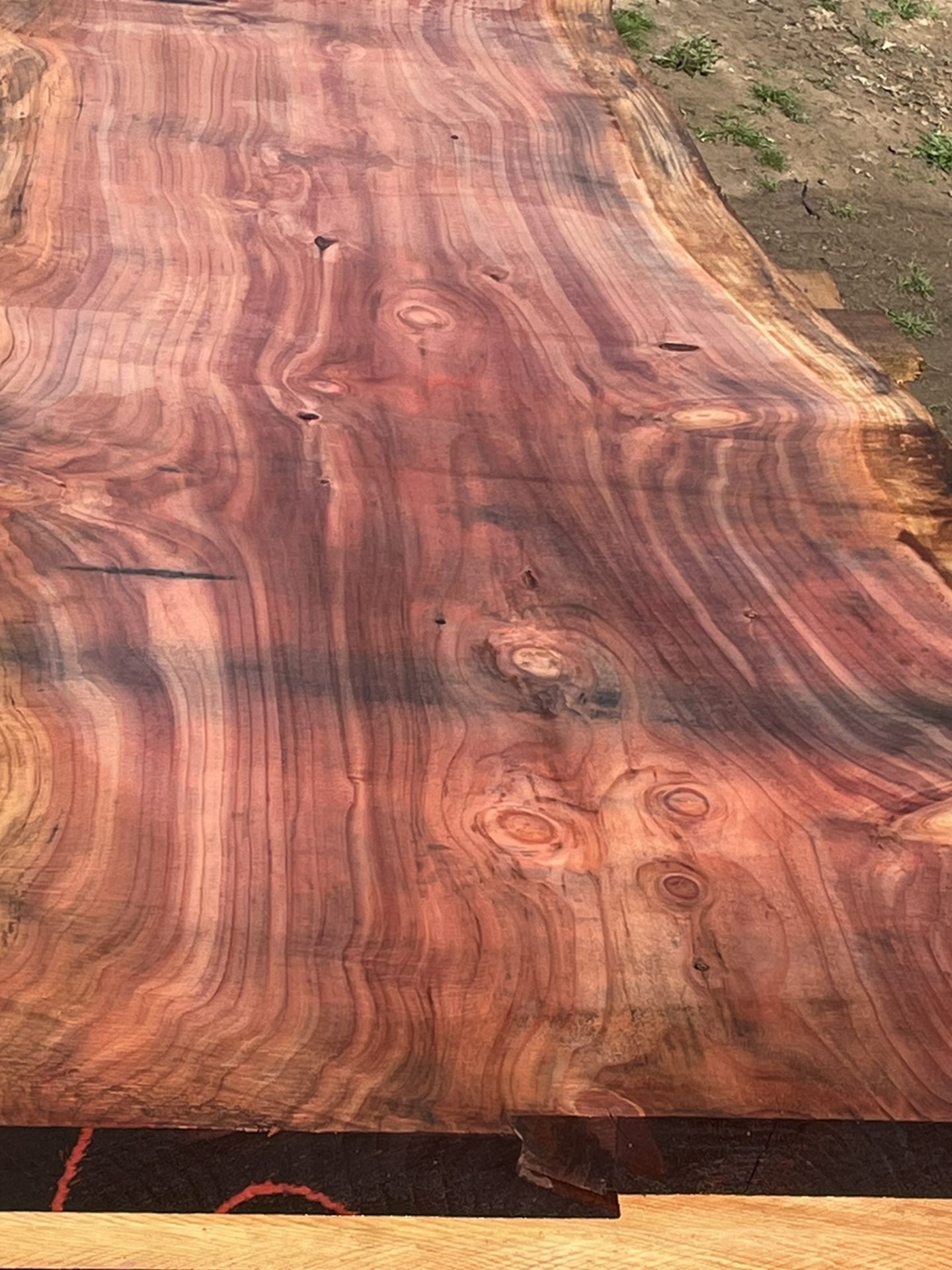 Beautiful Redwood Slabs For Dining Tables And More