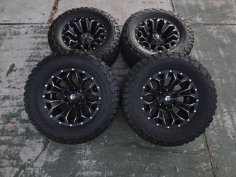 18 inch fuel assault wheels 6 lugs universal