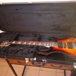 New Glary Electric Guitar W/ New Hard Body Case
