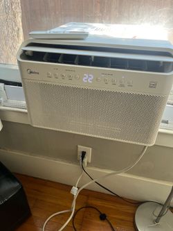 Midea 12000 BTU DOE Smart Inverter U-Shaped Window Air Conditioner with Energy Star 550 sq. ft.
