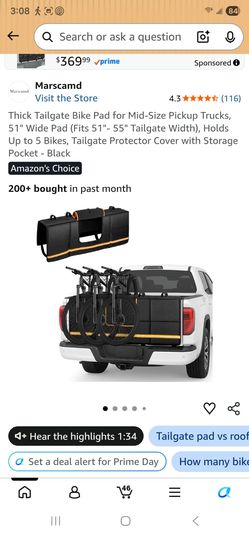 Tailgate bike pad 51"
