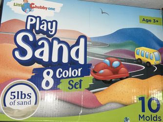 Play Sand, 8 Color Set