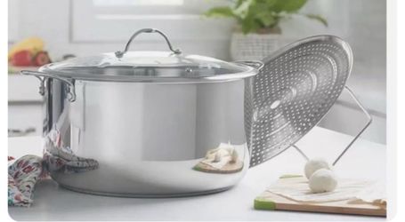 Olla de 15 qt con parrilla