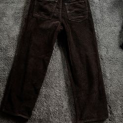 Empyre Size 34 Corduroy Pants Dark Brown