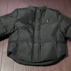 Black  Size (child) Small Polo Ralph Lauren Puffer Coat With hoody