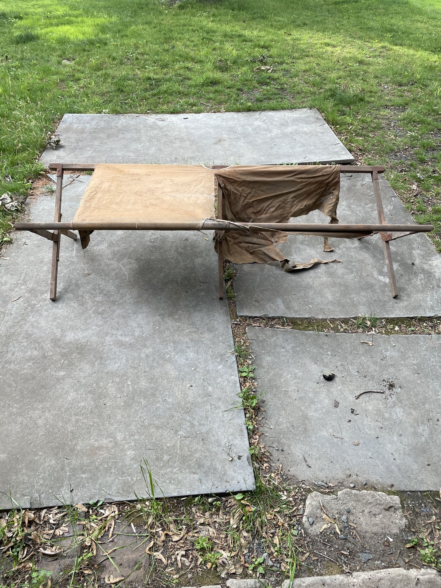 Antique Folding Cot