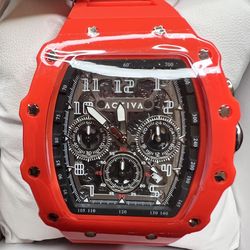 New - ACW2305-020 - Activa XInvicta Men's Watch w/ Skeleton Dial - 44.3mm