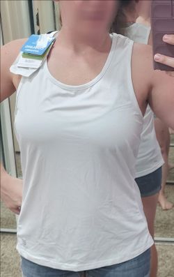 Women's White Cooling Tank Top