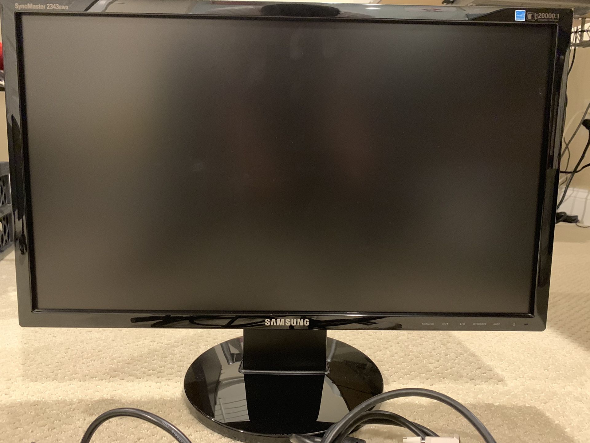 Samsung syncmaster LCD monitor 23” 2343BWX