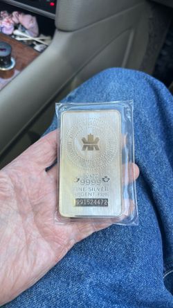 Silver .999 10 Ounce Royal Canadian Mint $777.00  Each … I will adjust Up Or Down Spot Plus  $10 $1 per Ounce over Spot