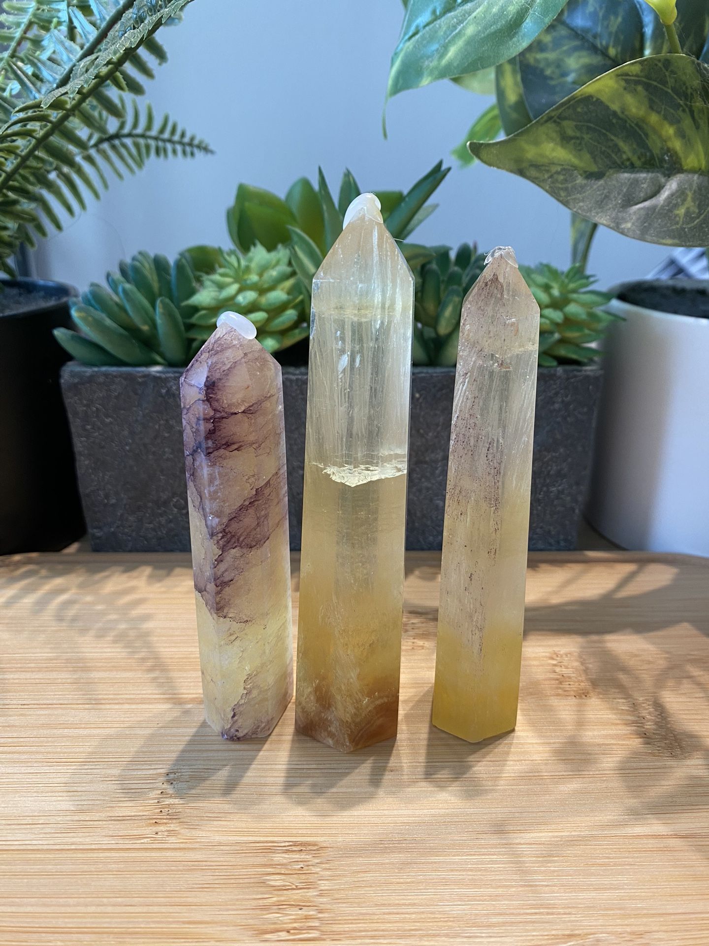 3 Yellow Fluorite