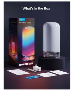 *NEW* Govee RGBIC Smart Table Lamp 2, Touch Bedside Small Table Lamp (Corded)