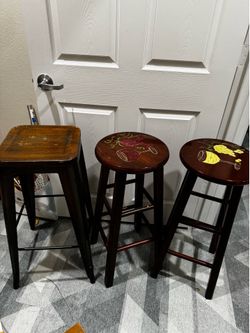 Wooden counter chairs or Bar stools