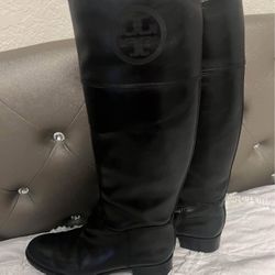Authentic Tory Burch Black Boots 9