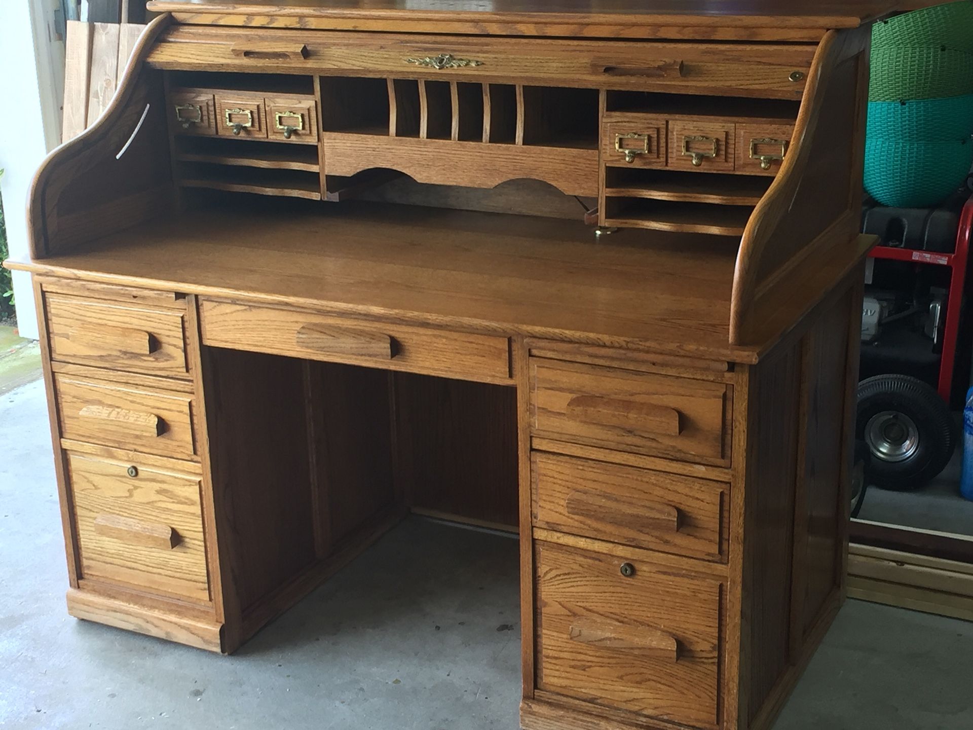 Oak desk