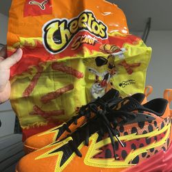 New Puma Scoot Zero Cheetos Men’s Size 10, 10.5 And 11.5 With Limited Edition Bag 309840 02