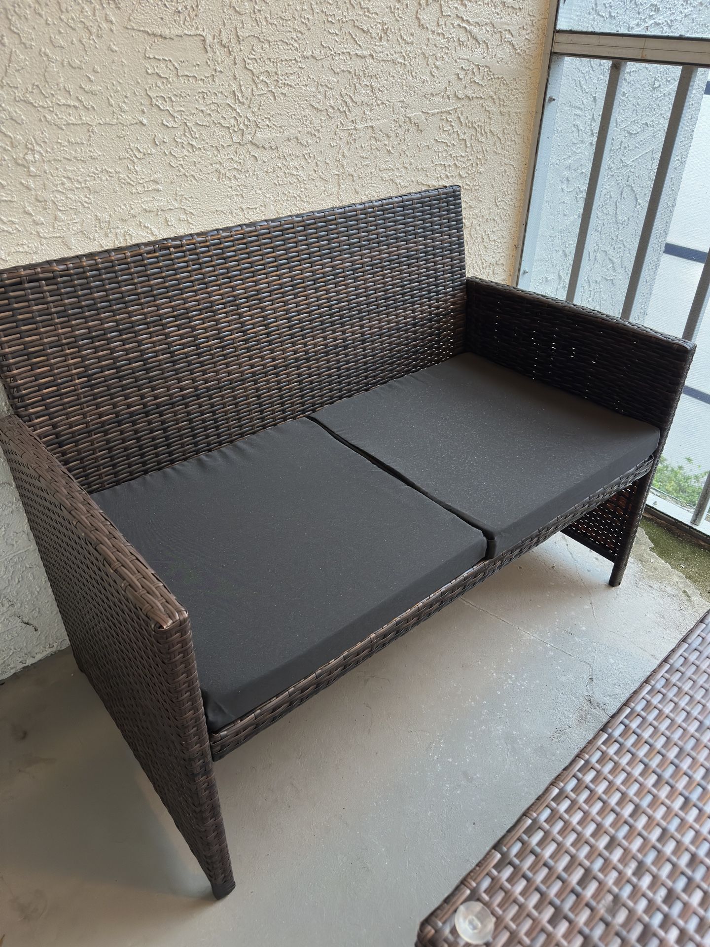 4 Black Outdoor Cushion Covers 20x20x2 UNOPENED