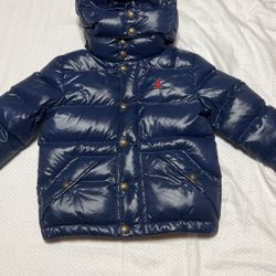 Polo Boys Jacket Size 5Y, Removable Hood.
