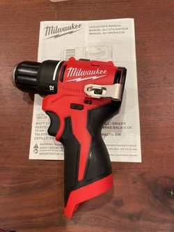 Brand New Milwaukee M12 12 Volt Sub Compact 3/8” Drill Driver - NICE!
