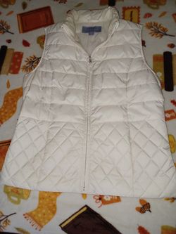 Laura Scott Beige Warm Vest