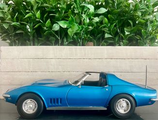 ERTL 1:18 1968 Chevrolet Corvette L88 50th Anniversary Blue Diecast – Excellent, No Box